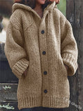 Women's Ebay Long Sweater New Cardigan Hooded Jacket