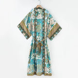 Women's Phoenix Flower Printed Sweater Cotton Jacket Coat