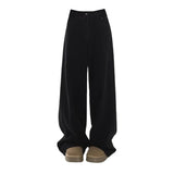 Vintage Black Straight Baggy Boyfriend JeansOutfit
