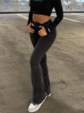 Flare Jeans Pants Women Elegant Ladies Jeans Women High Waist Fashion Stretch Denim Trousers Wide Leg Jeans 2022