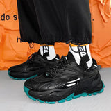 Men Casual Shoes Men's Sneakers Fashion Running Shoes Trainer Race Sport Shoes Lace Up Outdoor Walking Gym Shoes For