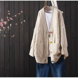 spring and autumn fashion new women's western style casual cardigan jacket solid color long-sleeved v-neck