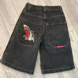 Zingj Y2K Vintage Denim Shorts Men's Harajuku Punk High-Waisted Denim Shorts 211-1-Outfit