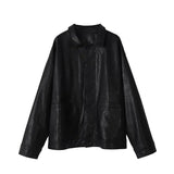 Winter Leather Jacket Women Korean Loose Thin Moto Jacket Female 2023 Autumn Fashion Streetwear Lady Outerwear Biker