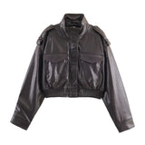 Women's Fashion Leisure And Leisure Long Sleeves Short Coat