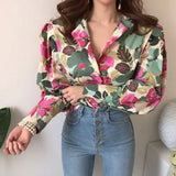 Style Vintage New Spring Summer Autumn Hot Selling Women's Fashion Casual Ladies Print
