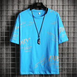 T-Shirt Men's Spring and Summer 2022 New Casual Trend Pure Cotton Tide Brand Ice Silk Men's Bottoming