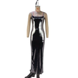 Zingj Women's Wear 2023 Winter New Fashion Sexy Off-The-Shoulder Slim Halter Dress Children's