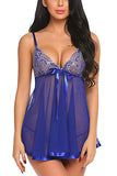 Zingj Underwear Sexy Female Net Gauze Bow Halter Sleeping Dress Home Clothes Sex