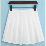 New Spring high waist ball pleated skirts Harajuku Denim Skirts solid a-line sailor skirt Plus Size Japanese school