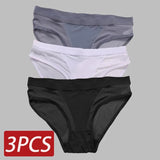 Seamless Hollow Out Women's Panties Women Briefs Transparent Low Waist Underwear Breathable Female Underpants Pantys