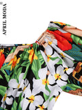 Women Vintage 50's 60s Swing Full Circle Flare Dress Hawaiian 4XL Office Sundress Pinup Retro Rockabilly Dresses