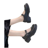 Jane Women's Shoes Mary Shoes Women's New Fashion Thick Heel Dresses In Spring And Autumn
