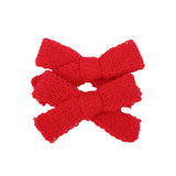 Leopard Knitting Hair Clip Cute Bowknot Hair Clips Handmade Hairpins Barrettes For Girls Headwear Kids Hair