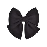 Pcs/lot Cute Solid Cotton Hair Bows With Clip For Girls Hair Clips Handmade Hairpins Barrettes Headwear Kids Hair