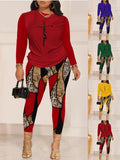 Fashionable Women's Wear Autumn New Independent Station Fashion Leisure Printing