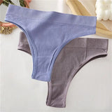 Seamless High Waisted Thongs Woman Sexy Women's Panties Comfortable Briefs Intimates Sexy Lingerie T-Back Pantys