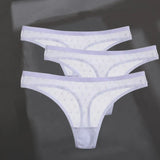 Sexy Perspective G-String Women's Panties Woman Thong Low-waist Underpants Hollow Out T-back Female Underwear