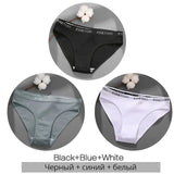 Women's Cotton Briefs Women's Panties Sexy Female Underpants Solid Color Panty Intimates Women Underwear M-2XL