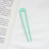 Hair Sticks Women Hairclip Simplicity Colorful U Shape Girls Hairpins Hair Sticks Hair Accessories Headwear 2021