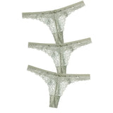 Sexy Lace Thong Low Waist Lace Transparent Panties Women Hollow out Breathable G String Briefs Bow Underwear