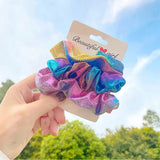 Women Vintage Hair Scrunchies Velvet Scrunchie Set Elastic Hair Bands Girls Headband Ponytail Hair Rope Hair