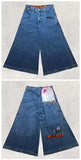 Zingj Hiphop New Spring Hip-Hop Style Straight Jeans With Loose Broad Legs 211-0-Outfit