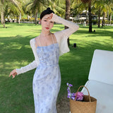 Zingj Collar Show Back Design Goddess Skirt Length Money Chiffon Dress