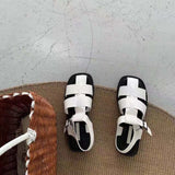 2021 Summer Sandals Buckle Strap Hollow Out Beach Sandals Cool Ladies Footwear Female