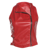 2025 New Winter Women's Sexy Hot Pu Zipper Repair On The Body Of The Short Dress With Legs And Short