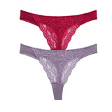 Lace Women's Panties G String Thong Low-Waist Female Underpant Hollow Out Breathable Seamless Underwear Women