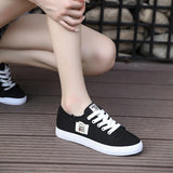 Zingj Canvas Shoes Women's Shoes Autumn 2023 New Round Head Shallow Mouth Student Single Shoes Korean Version Of Small White