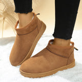 With Thick Thick Snow Boots Women Thick Bottoms To Keep Warm Winter Cloth Round Cotton Shoes
