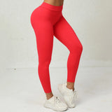 Zingj Embarrassment Line Peach Hip Fitness Yoga Pants V Waist Hip Tight Sports Pants-Outfit