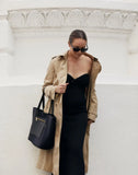 Knit Twisted Tube Midi Dress-Outfit