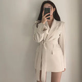 Suit In The Long Spring And Autumn 2025 New Korean Version Of The Trendy Relaxed Students Casual Long-Sleeved New Suit