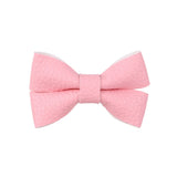 Pu Leather Bowknots Hair Clips For Cute Girls Handmade Hairpins Boutique Barrettes Headwear Kids Hair Accessories