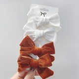 2021 New Leopard Print Hair Clips For Cute Girls BB Boutique Hairpins Bowknot Barrettes Headwear Kids Hair