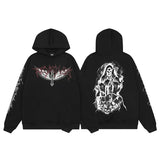 Brand Sweater Keel Smoke Couple Skull Men And Women Loose High Street Pure Cotton