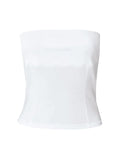 Paneled Solid Color Bandeau Top- Outfit