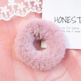 Inches New Winter Women Plush Scrunchie Girls Elastic Hair Bands Ponytail Holder Hair Rope Ties Headwear Hair