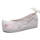 Zingj Shoes Hanfu Shoes Head Cloud Head Head Shoes Inside The Ancient Costume Flat Embroidered Cloth
