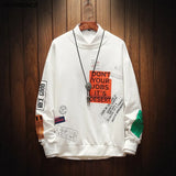Spring New Men's Casual Sweatshirts Men's Clothing Round Neck Fashion Hip-Hop Shirts Fitted Men's Streetwear