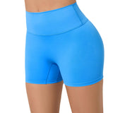 Zingj Hip Lift Yoga Shorts Stretch High-Waist Running Fitness Shorts Tight Seamless Sports Shorts Women-Outfit