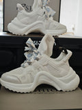 New Bow-Shaped Bridge Bottom Sneakers Spring, Summer, Autumn And Winter Tide Brand Small White Shoes Super Fire Fried Street Old Dad