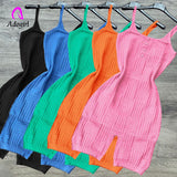 Playsuit for Women 2022 Summer Fitness Spaghetti Straps Skinny Short Jumpsuits Sexy Night Club Party One Piece