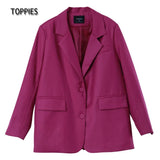 2021 New Women Two-piece Set Green Suit Set Office Lady Single Button Blazer high waist Long pants