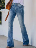 Zingj The Monkey Elastic Wide Leg Horn Jeans Woman 211-1-Outfit