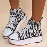 Women Shoes Zebra Pattern Canvas Shoes New Style Female Sport Casual Shoes Women 2021 Chaussure Femme Zapatillas