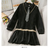 and autumn new ladies Korean loose fashion casual sleeveless v-neck knitted pullover vest sweater all-match